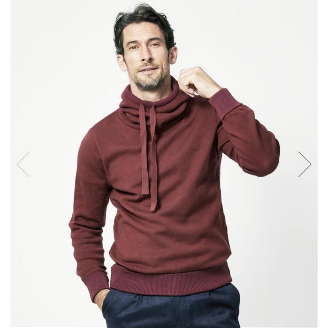 t*6様 ＊新品ジュンハシモト　ニットパーカー　バーガンディ　4＊