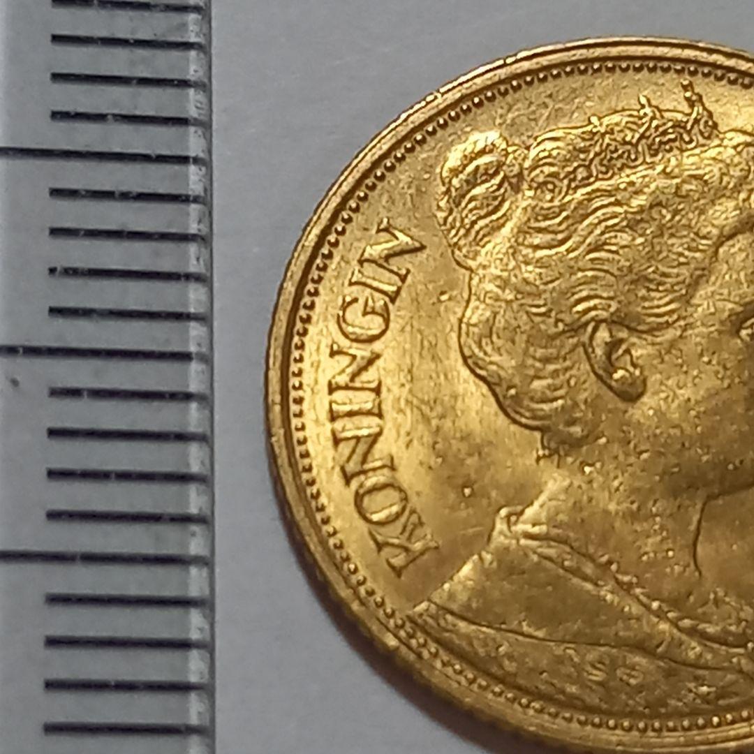 金貨 オランダ王国 5グルデン 1912年　ウィルヘルミナ女王