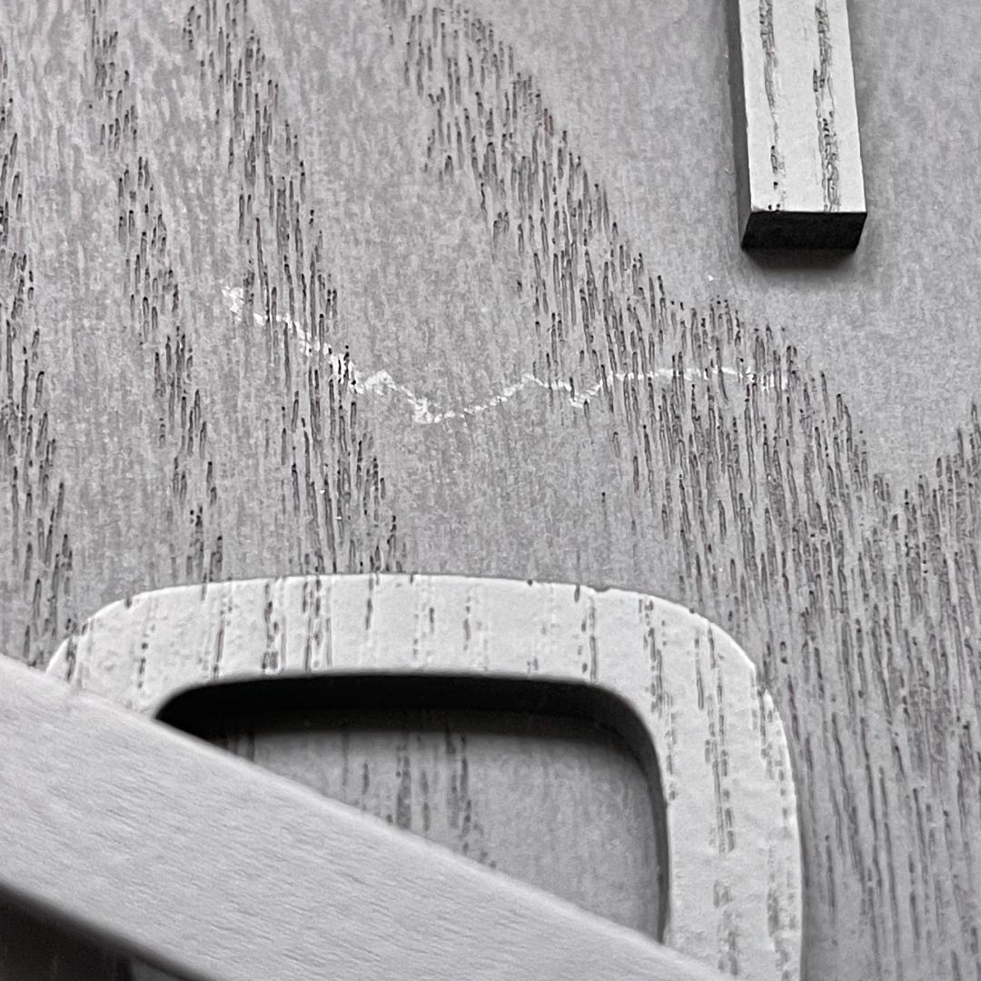 【送料込】NEXTIME ウッドウッドミディアム 壁掛け時計(グレー) 35cm