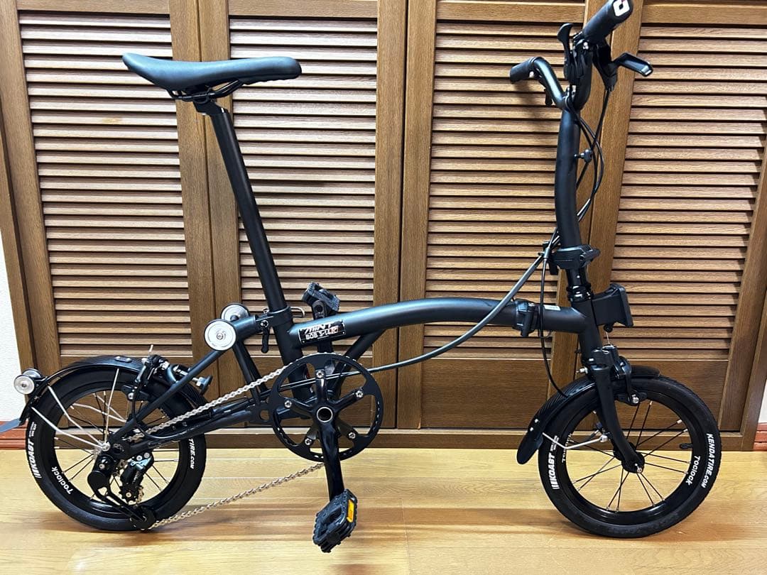 14インチ折り畳み自転車　MINT BOB3-14K　BROMPTON風