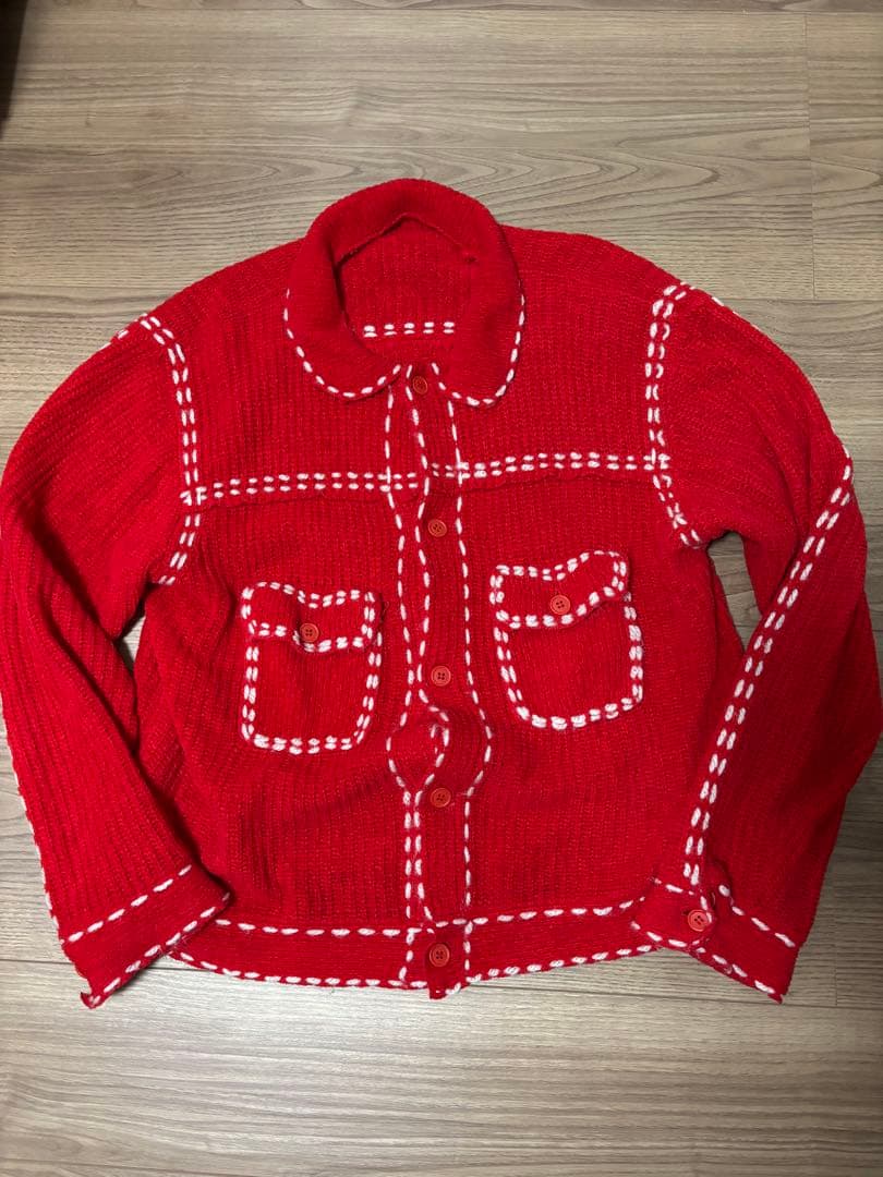 PHINGERIN PG1 KNIT 赤ニット