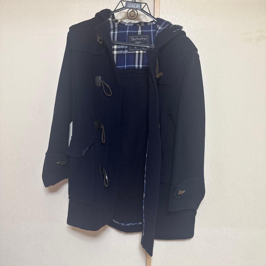 Burberry ネイビー ダッフルコー バーバリー