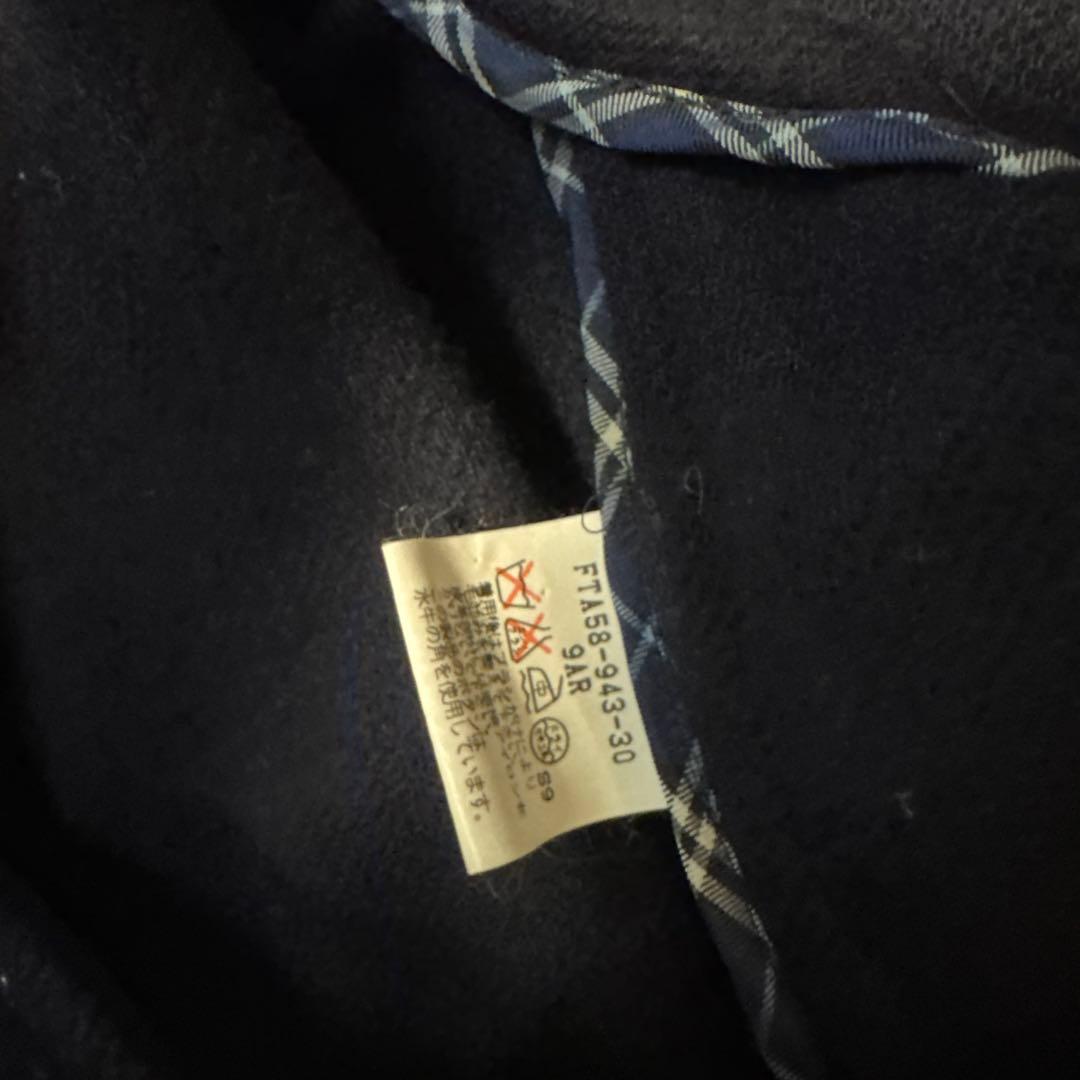 Burberry ネイビー ダッフルコー バーバリー