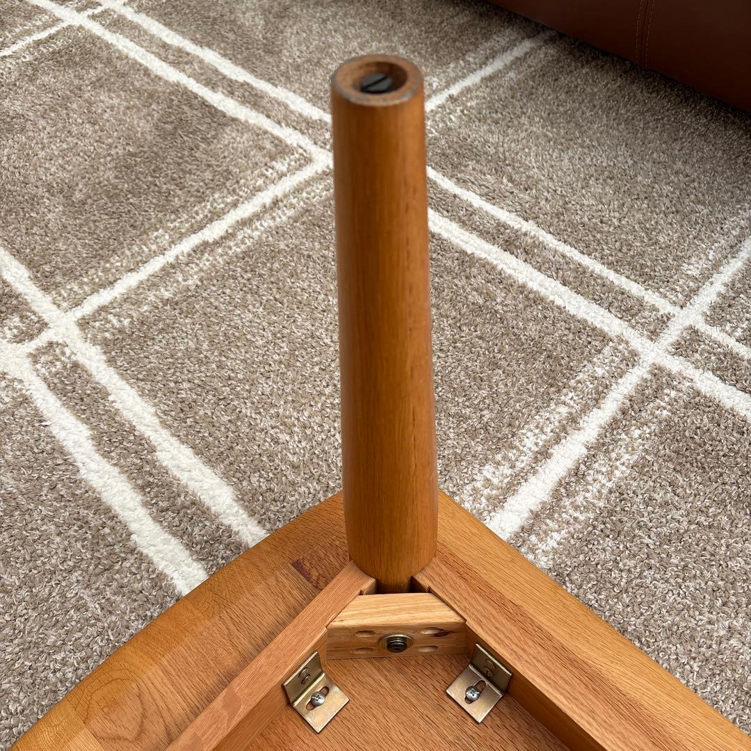 大塚家具 天然木 無垢材 ダイニングテーブル センターテーブル レッドオーク