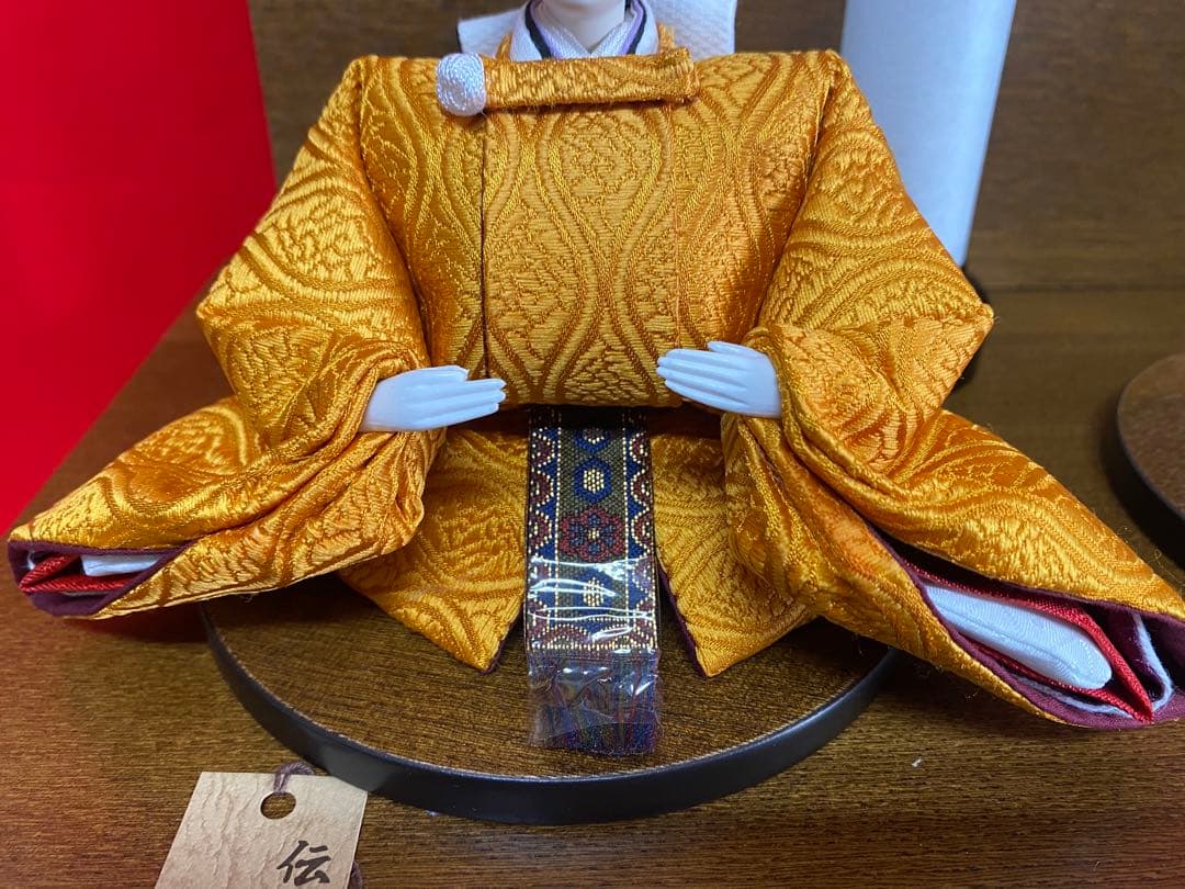 東京久月　雛人形　収納セット・東帯十二単姿・間口約４２×奥行約３０×高さ約３９㎝