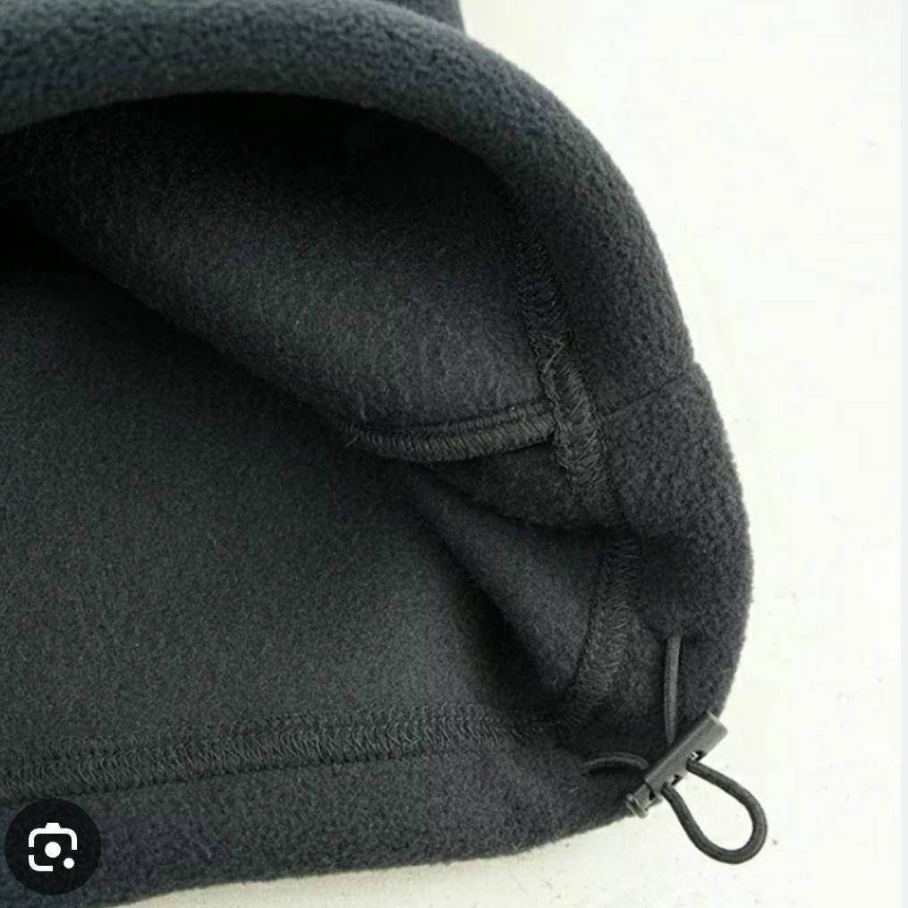 MIDIUMISOLID　ミディウミソリッド　フリースアノラックプルオーバー　黒