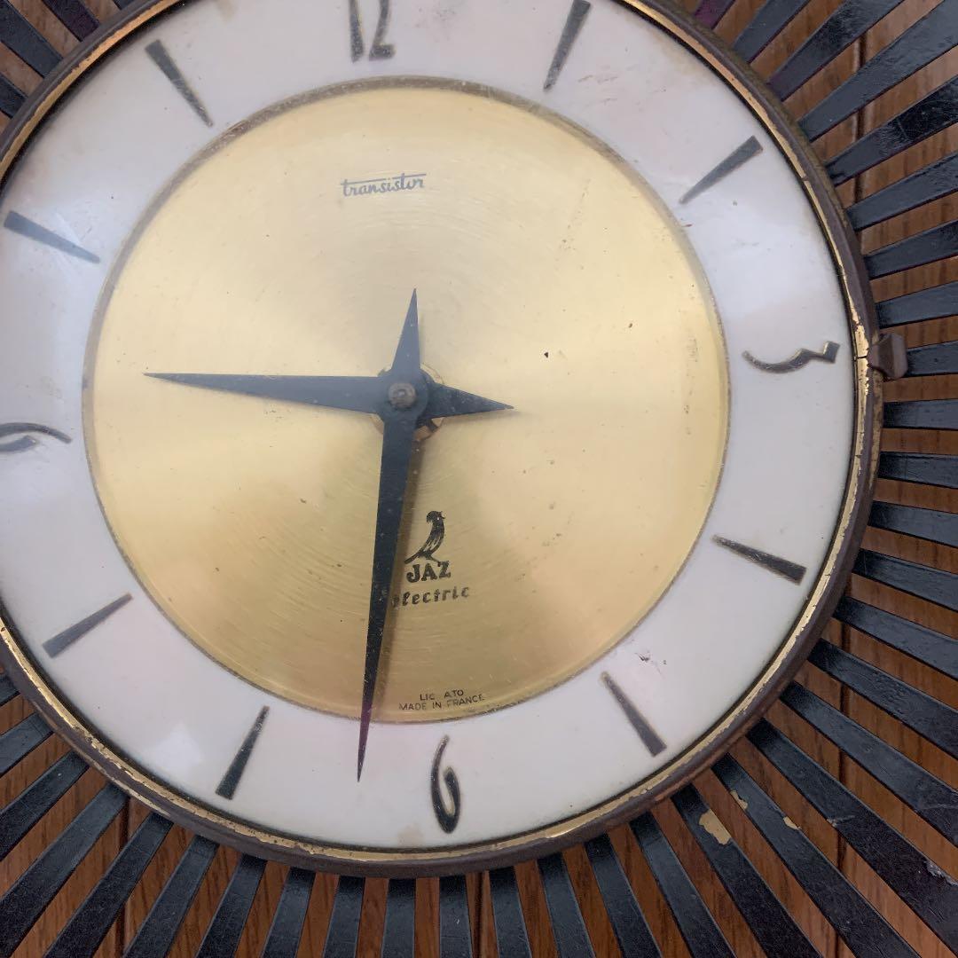 JAZ 掛け時計　フランス製　ビィンテージ　70年製