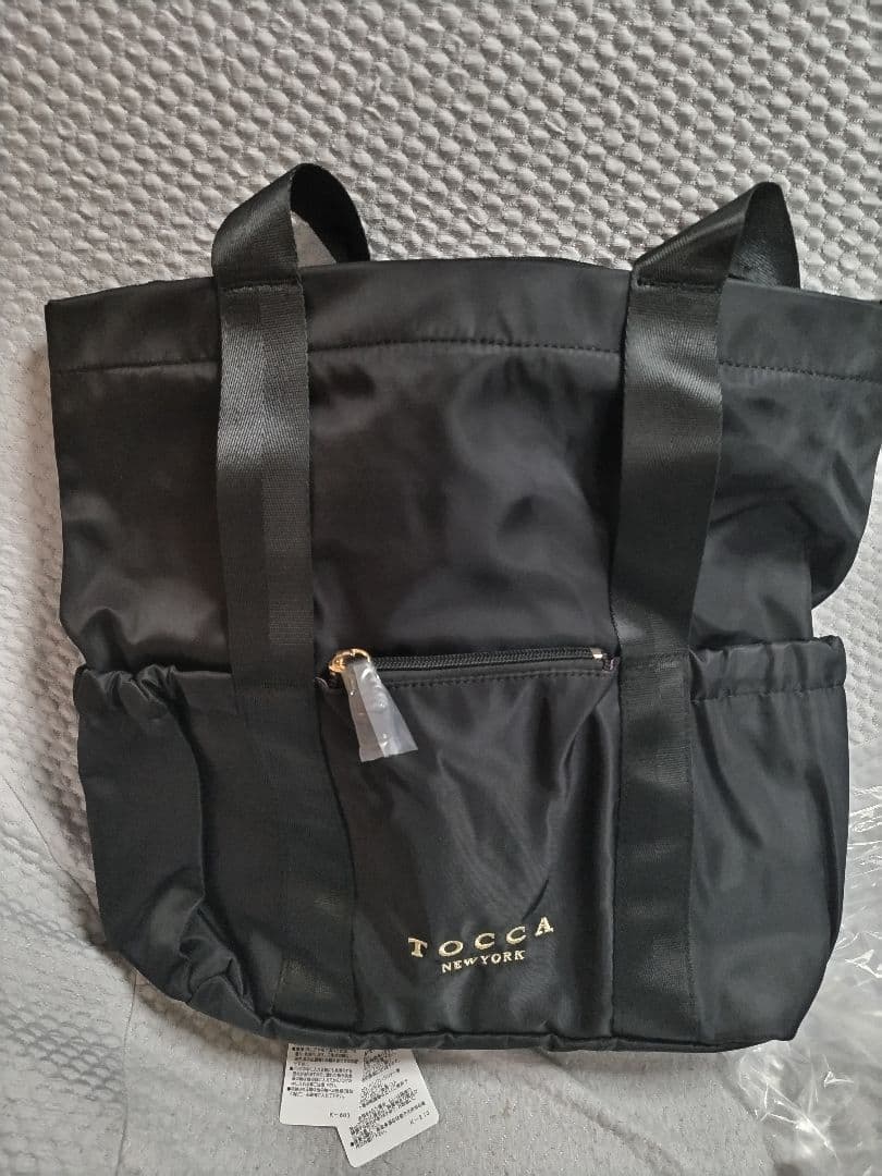 新品未使用　TOCCAバックパック2way ブラック