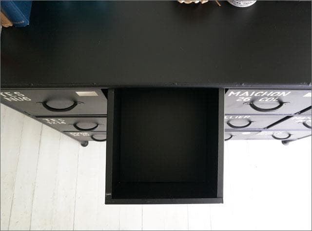 スチール１２ドロワーラック（ワイドタイプ）/インダストリアル 収納 棚