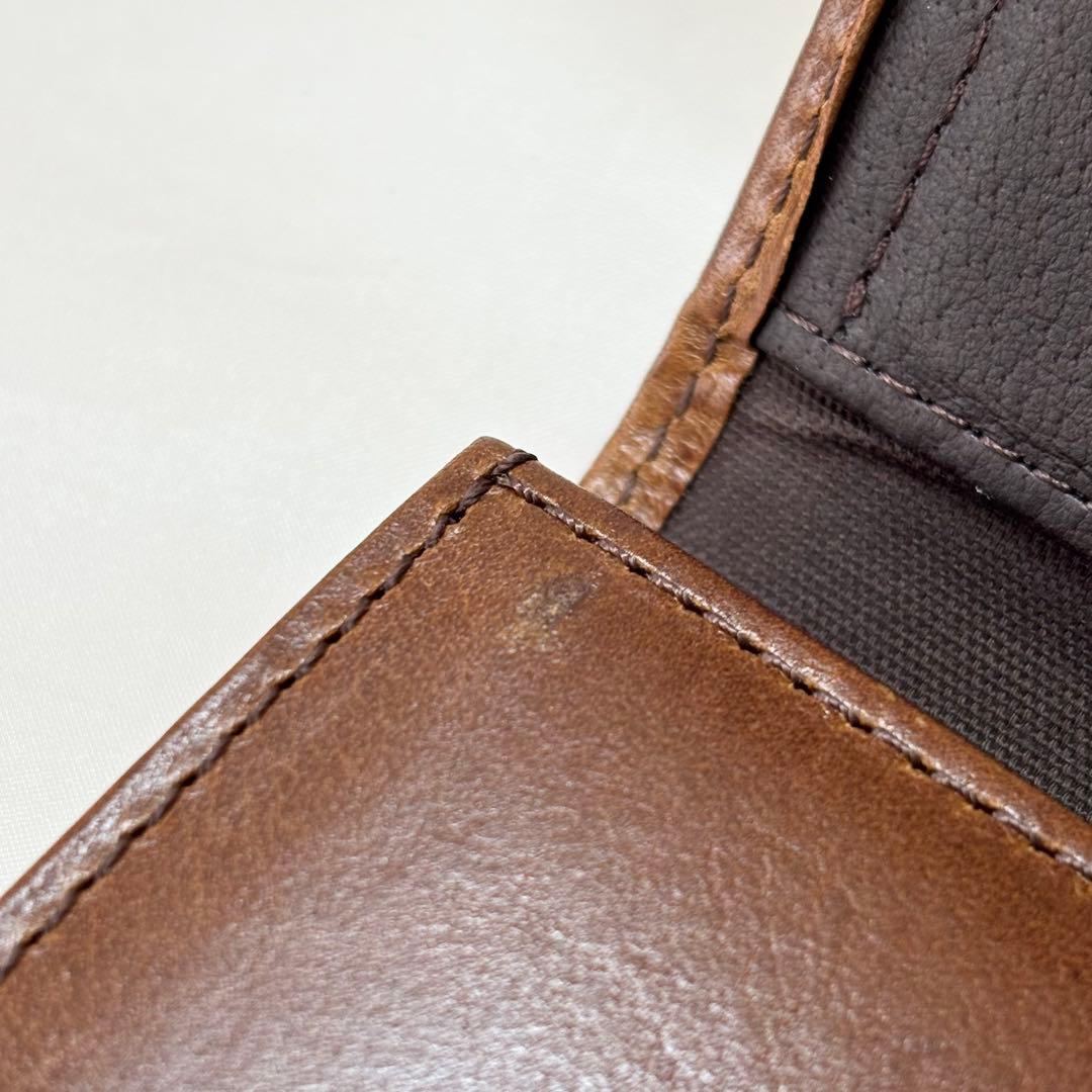 【美品】　エムピウ　millefogliell P25 財布　ブラウン　人気