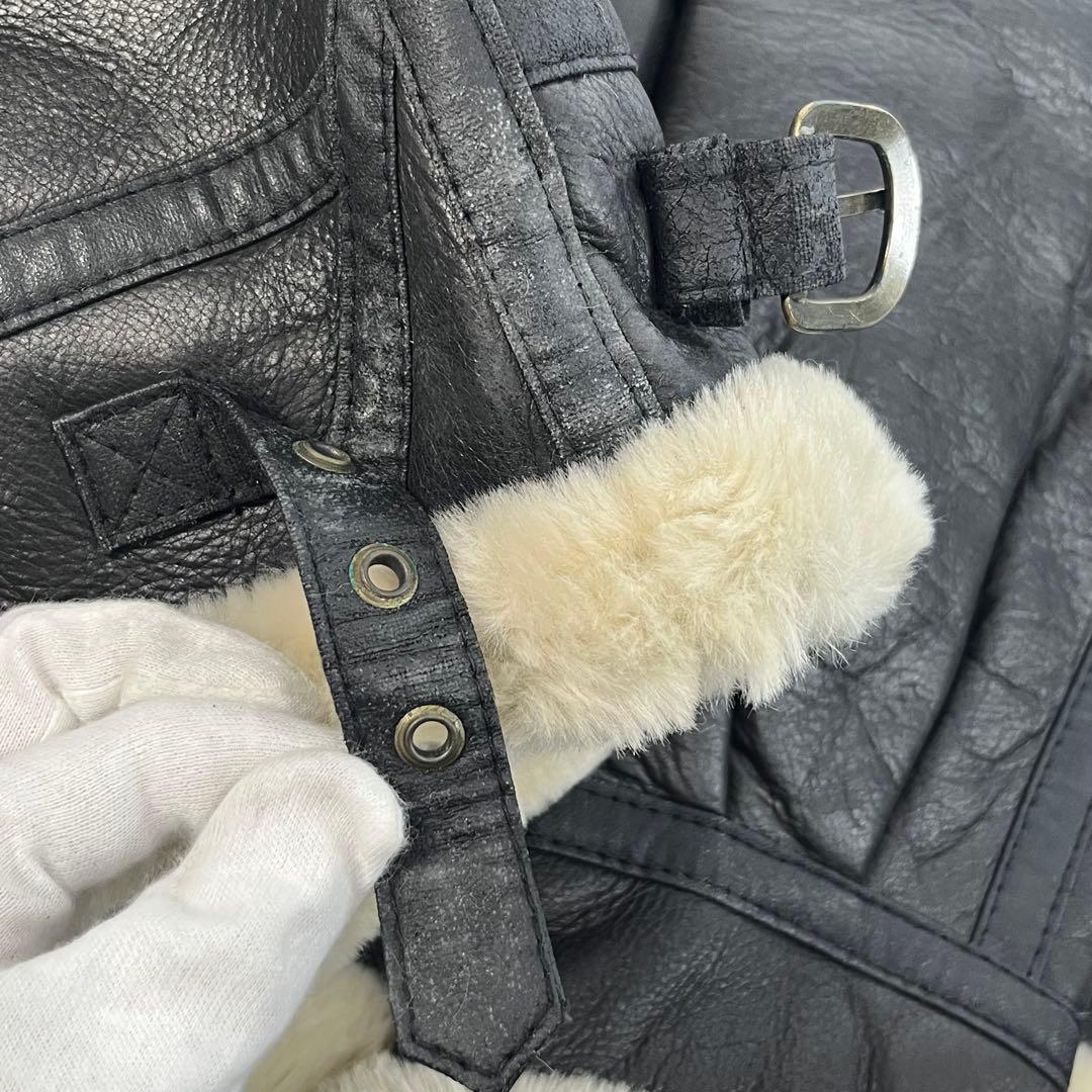 訳あり　未使用　SUNTRY BOSS ジャン　2000年限定　B-3 レザー