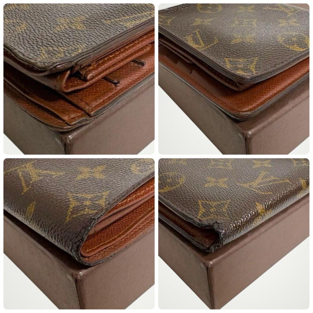 美品‼️ルイヴィトン 財布 ポルトフォイユ マルコ モノグラム 二つ折り財布