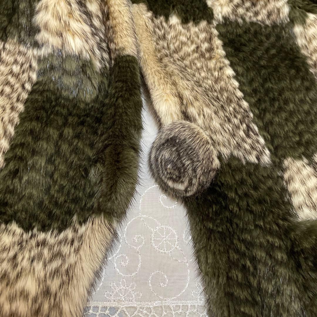 SAGA MINK ファー　毛皮　高級感　羽織り　マフラー　美品