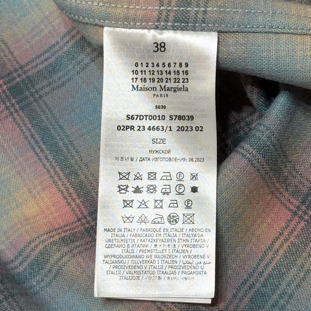 【Maison Margiela×PENDLETON】PINK SHIRT 38