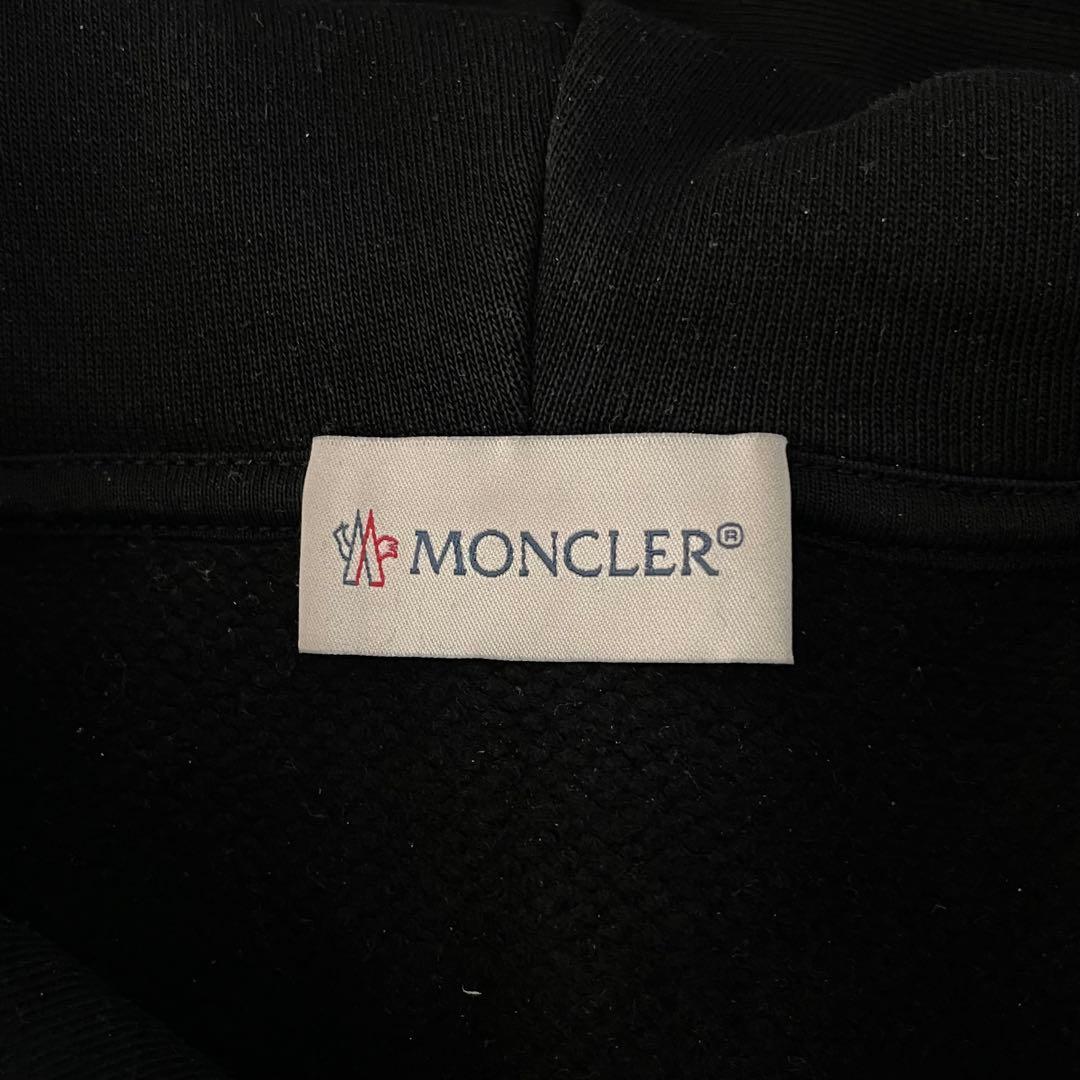 美品/23年式★モンクレール　FELPA パーカー　裏起毛　メンズ　黒　M