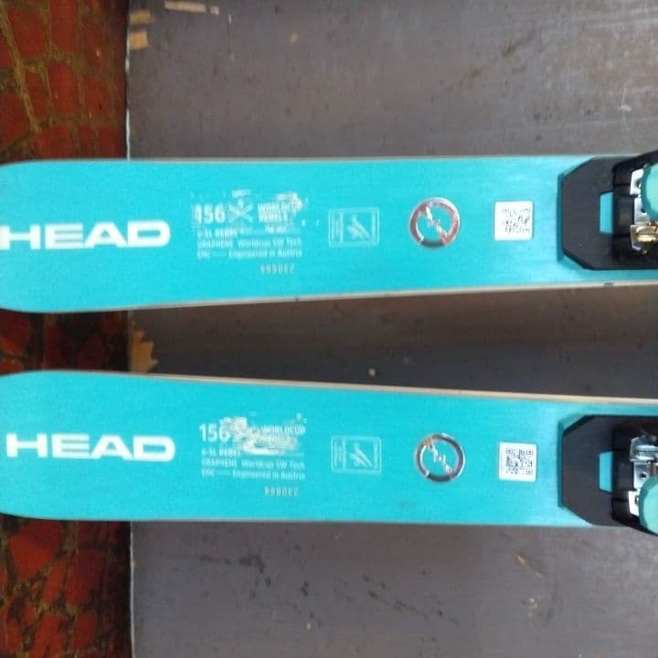 HEAD スキー板 青 白 ビンディング付き