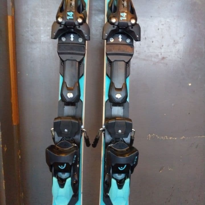 HEAD スキー板 青 白 ビンディング付き