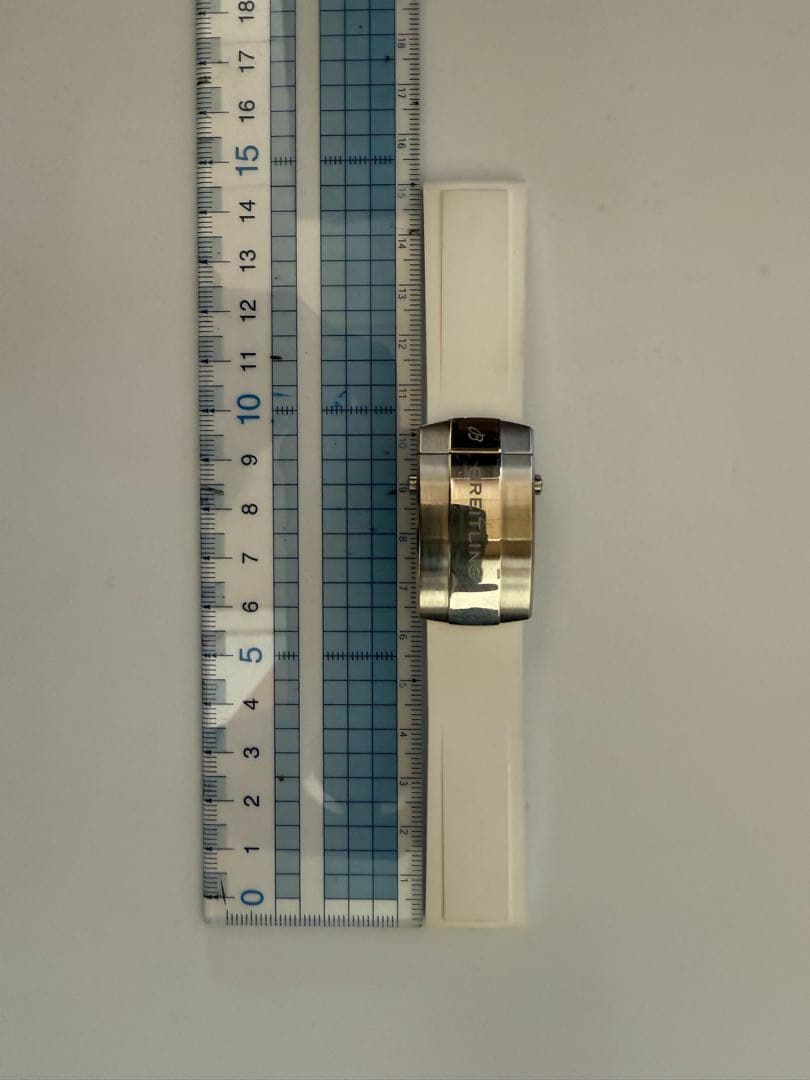 BREITLING ブライトリング 純正Dバックル＋純正ホワイトラバーベルト