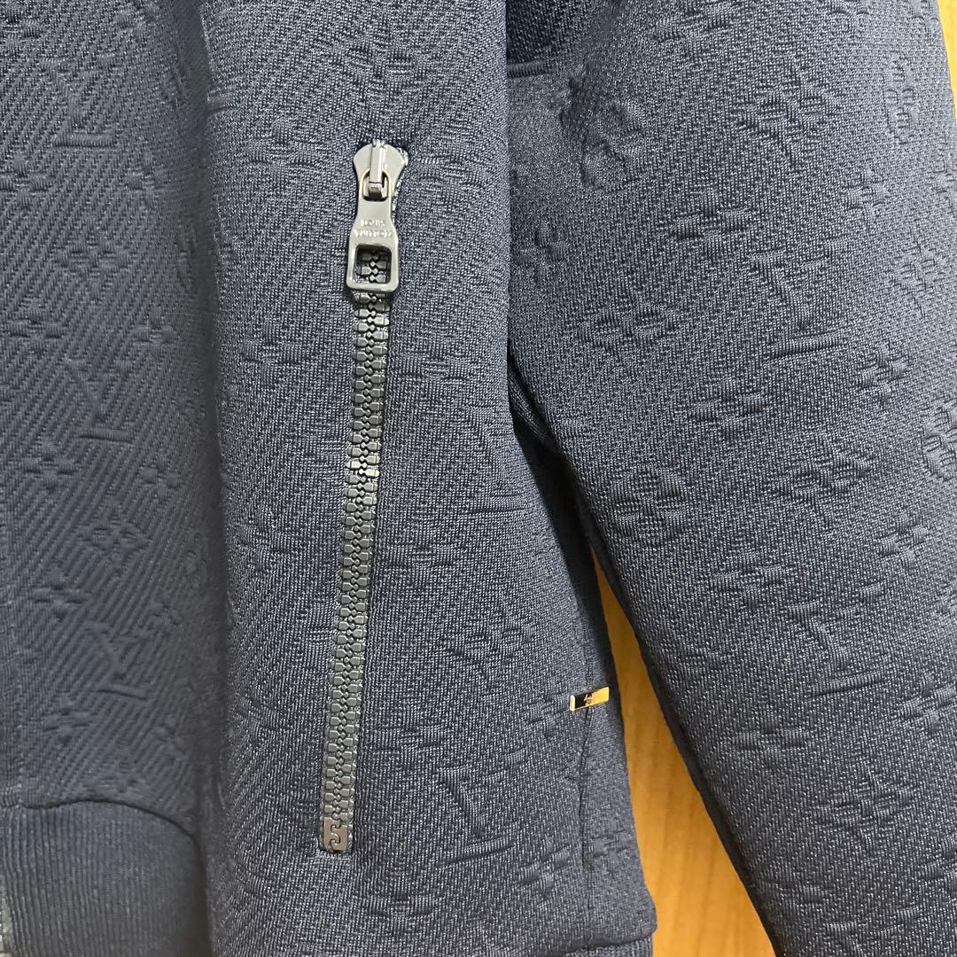 美品✨ルイヴィトン ダミエ ドライバーズニット ジップジャケット Ｓ相当