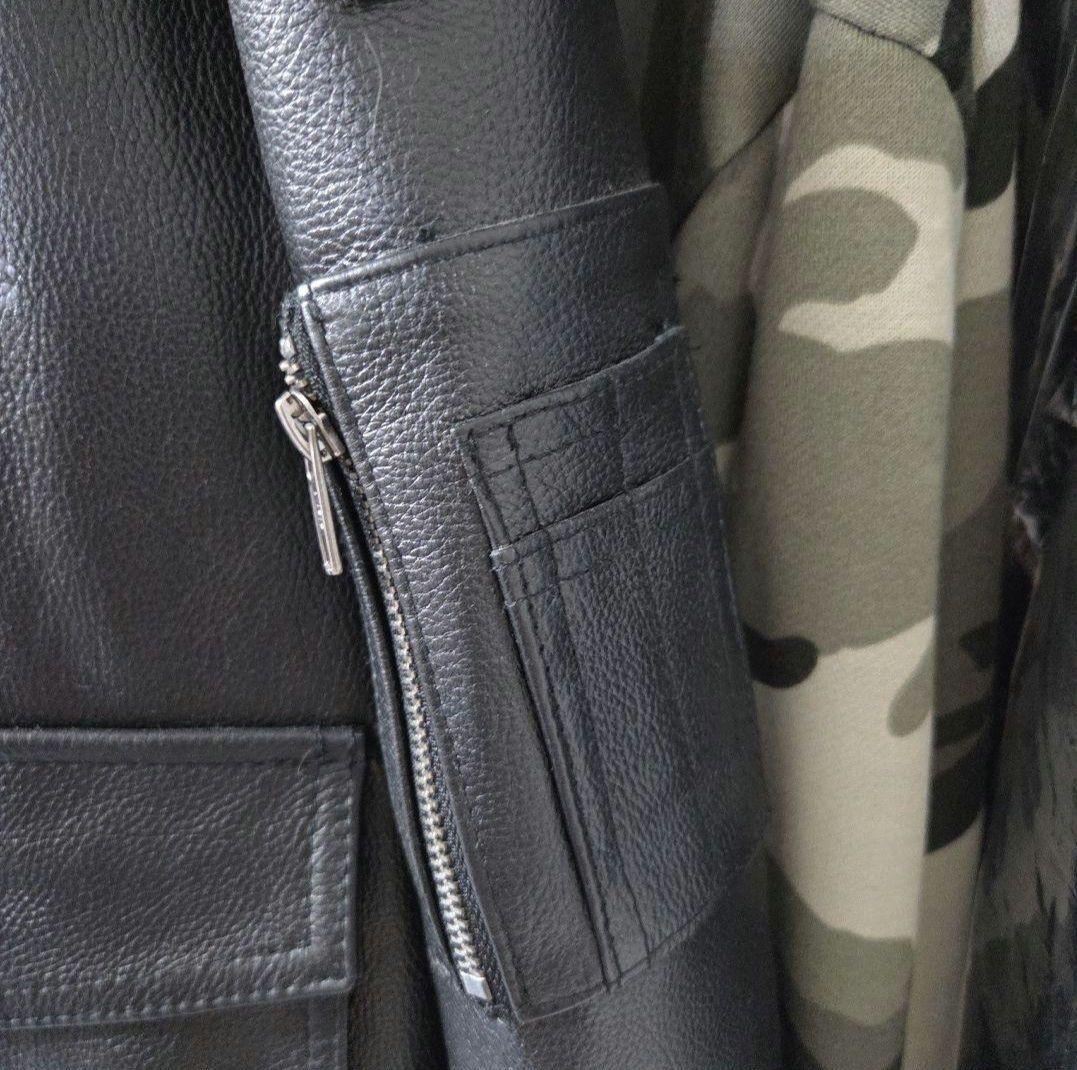 MA1 タイプ／レザー フライトジャケット 黒