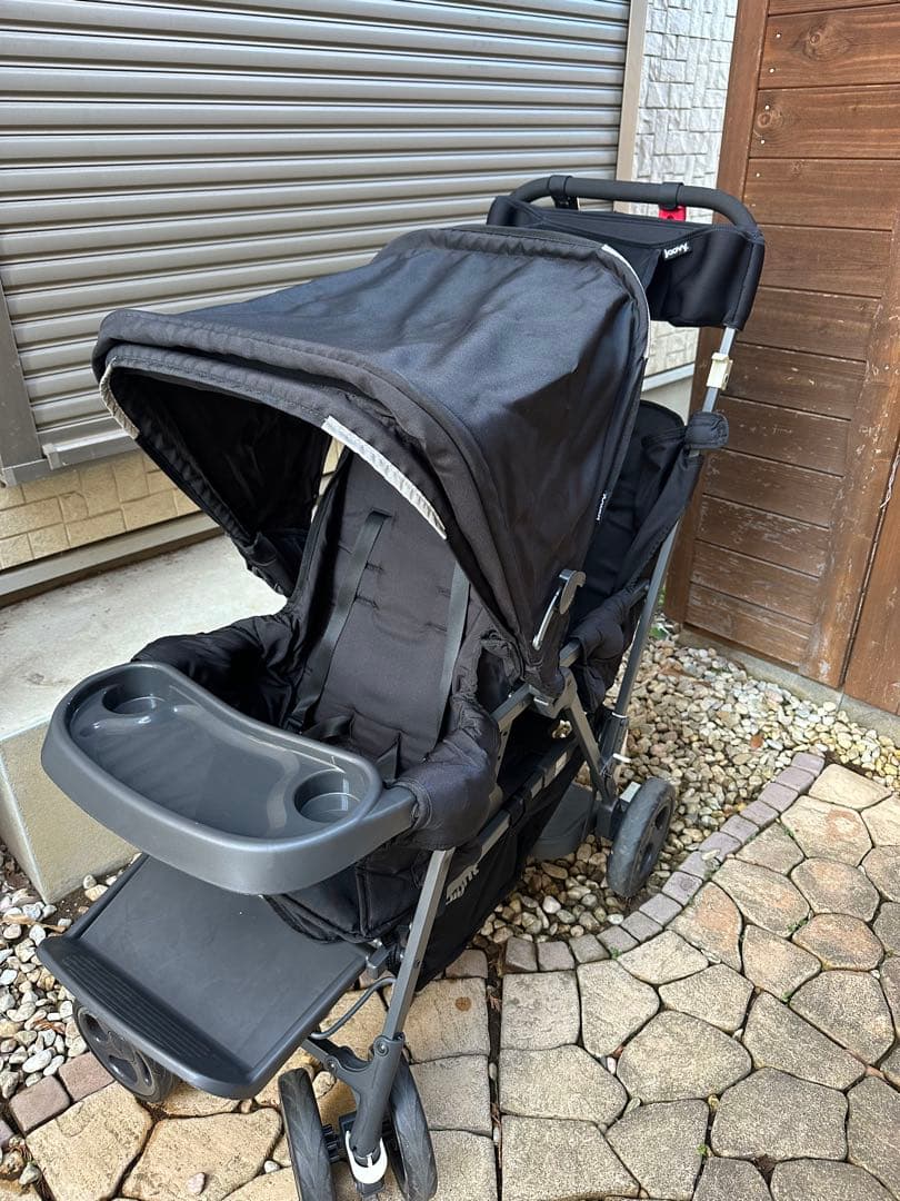 値下げ！持ち運びカバー付 JOOVY カブースウルトラライト 2人乗りベビーカー