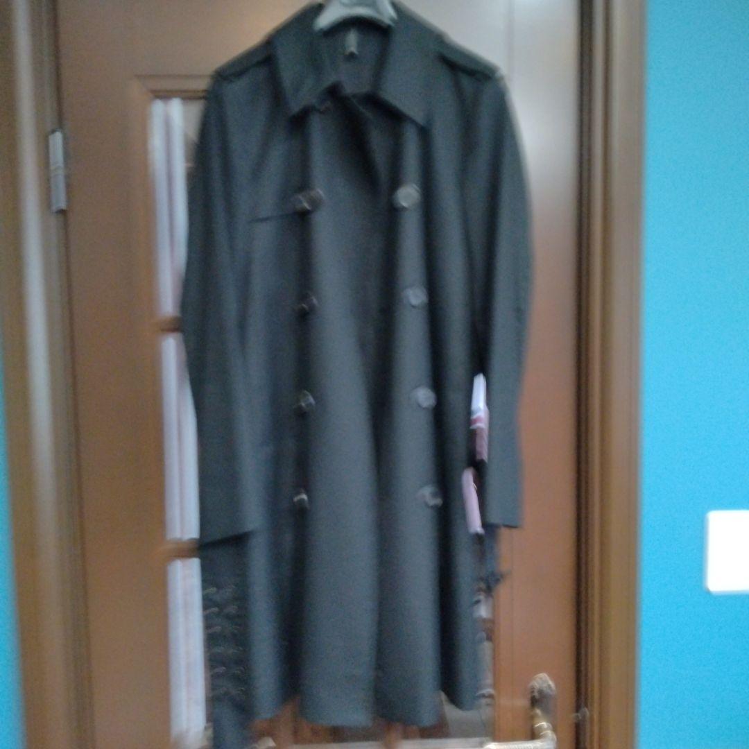 ディオールオム　DIORHOMME　エディラスト　トレンチコート　ブラック　44