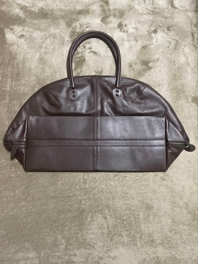 ヨーガンレール　ボストンバッグ　本革　ダークブラウン　ビジネスバッグ　旅行バッグ