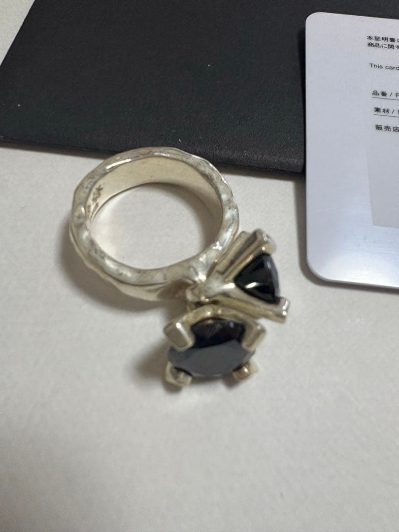 e.m. ジルコニアリング　ブラックジルコニア　15号