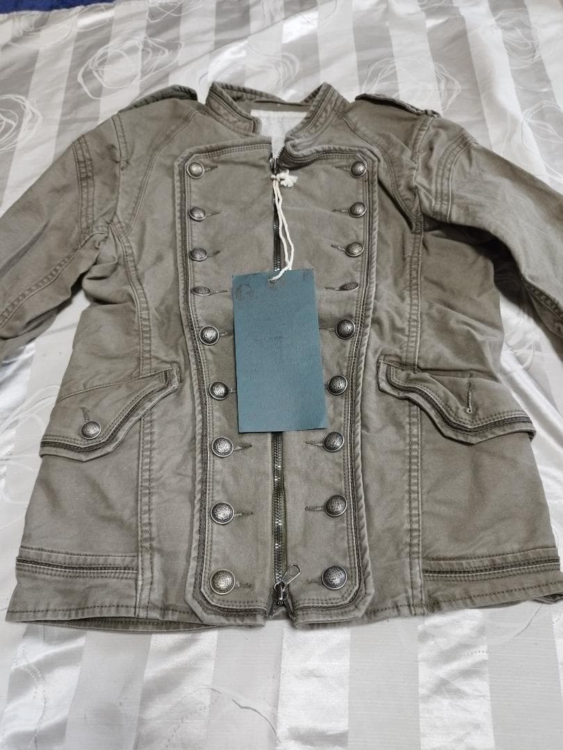 【goa】ミリタリージャケット　カーキ　S