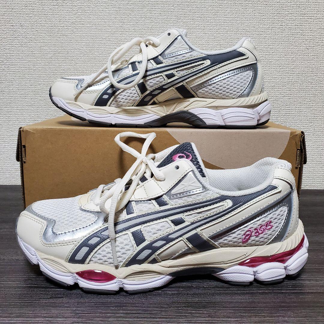 靴 ASICS GEL-NYC 2055 CREAM/CARBON 24.5cm