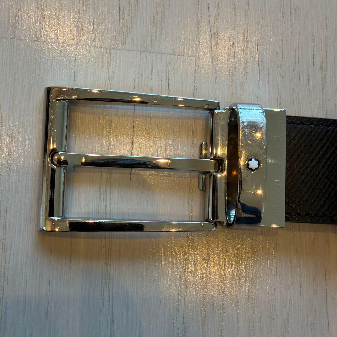 MONTBLANC(モンブラン)レザーベルト ブラック　ビジネスマン