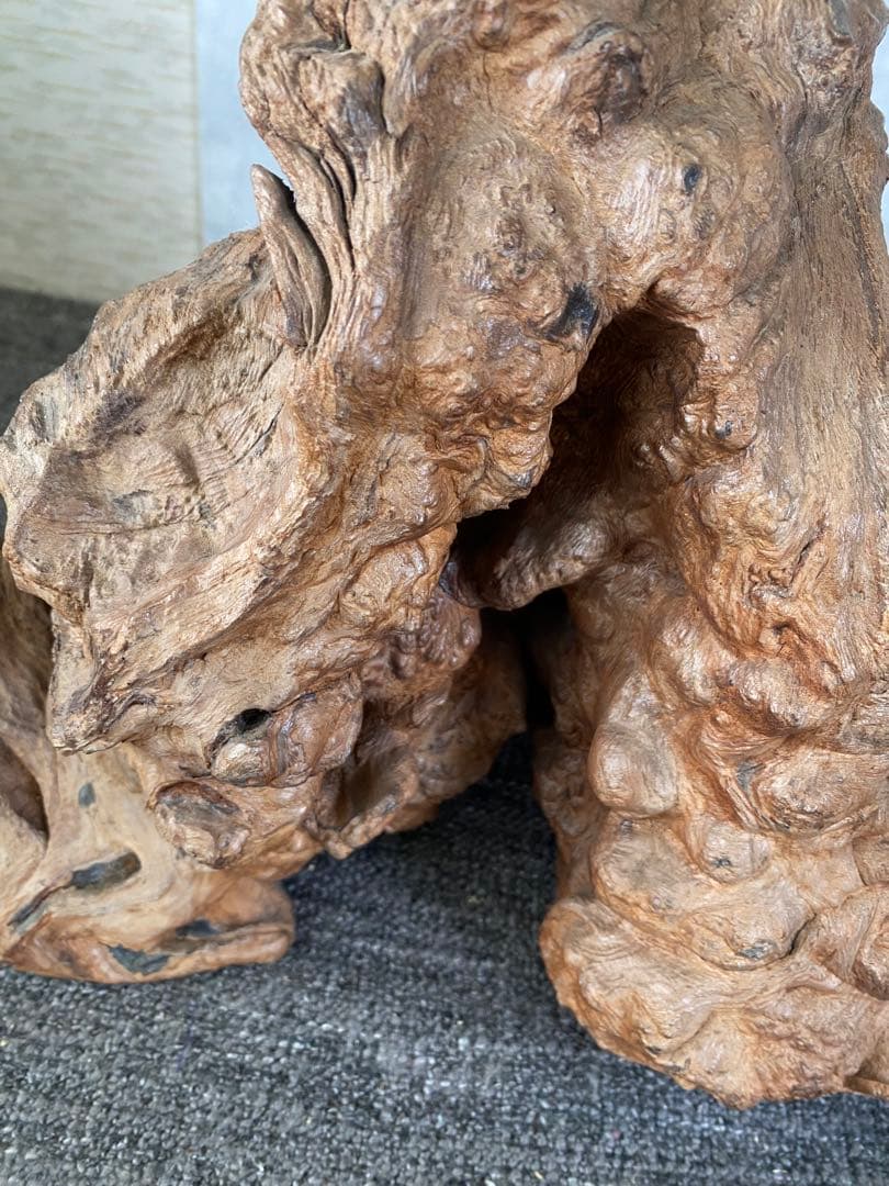 木像木彫り　福禄寿　寿老人　七福神　縁起物　置物　骨董