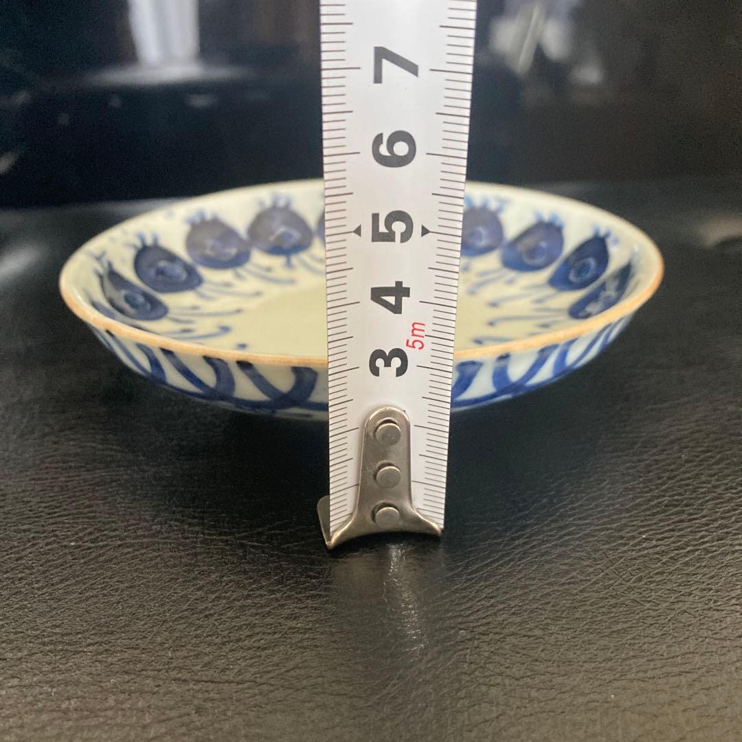 中国　清朝期　道光庚子年製　小皿4点