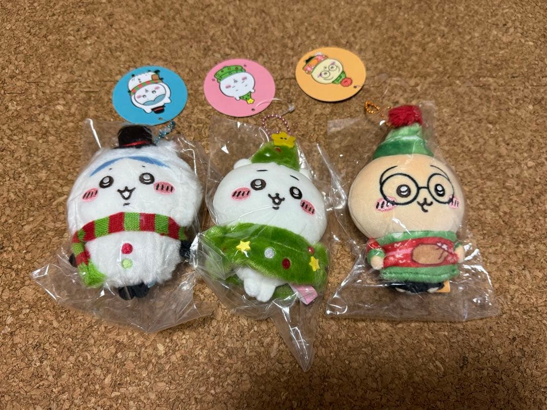 ちいかわ ハッピーホリデーなマスコット うさぎ ハチワレ セット クリスマス