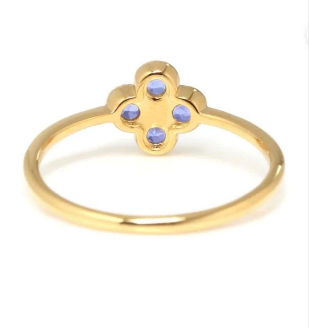 【美品】bizoux K18 アナイス タンザナイト(ラベンダーカラー)