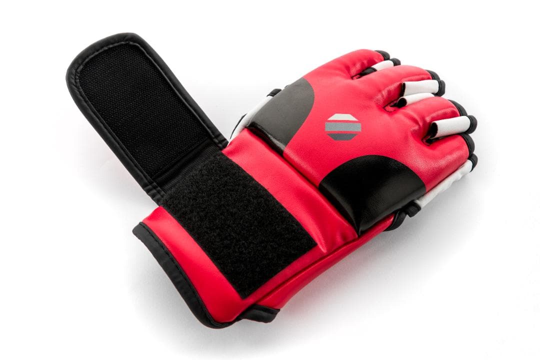 在庫処分！UFC オープンパームMMAトレーニンググローブ 赤 L/XL