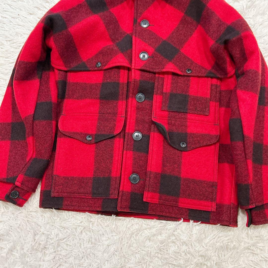 美品　USA製　フィルソン　ダブルマッキーノ　クルーザージャケット　チェック