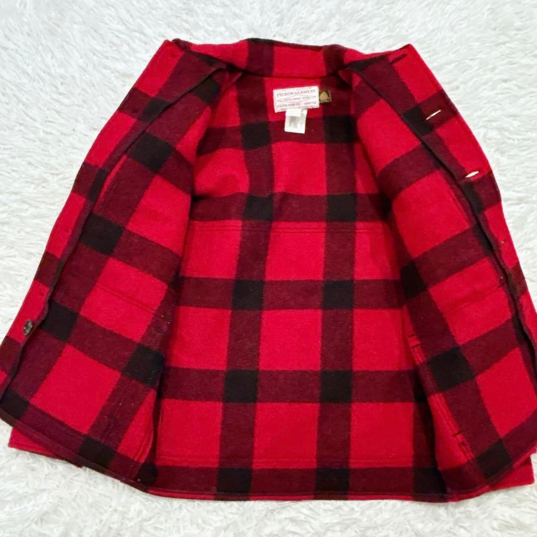 美品　USA製　フィルソン　ダブルマッキーノ　クルーザージャケット　チェック