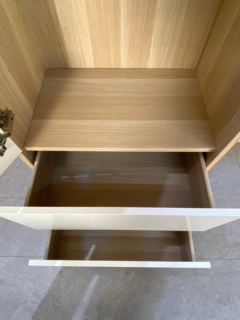 【IKEA】ベストー　ホワイト 木製 チェスト