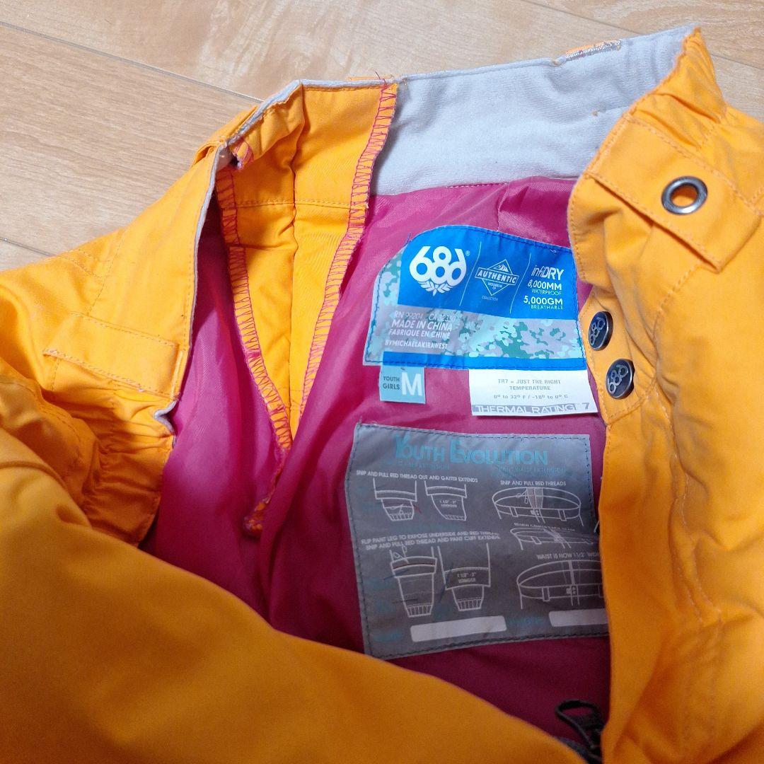 スノーボードウェア686 　ブラック/オレンジ