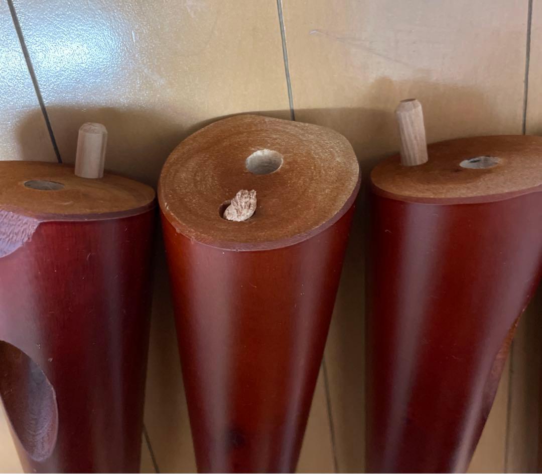 【nico】＊送料込＊ 家具のホンダ　オレンジ色のソファ　2〜3人掛け