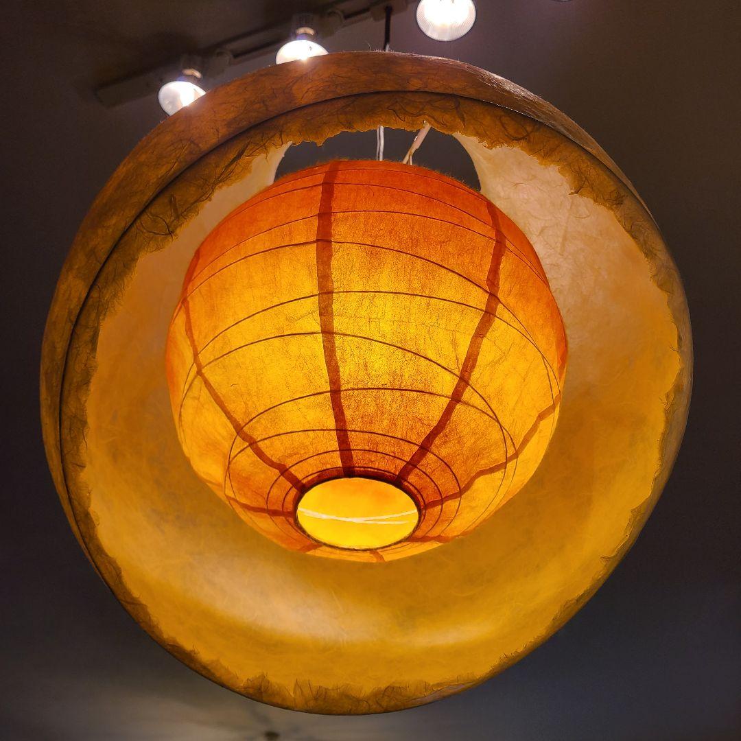 ペンダントライト　月のあかり　PAN-450　和風　和紙　吊り下げ　照明