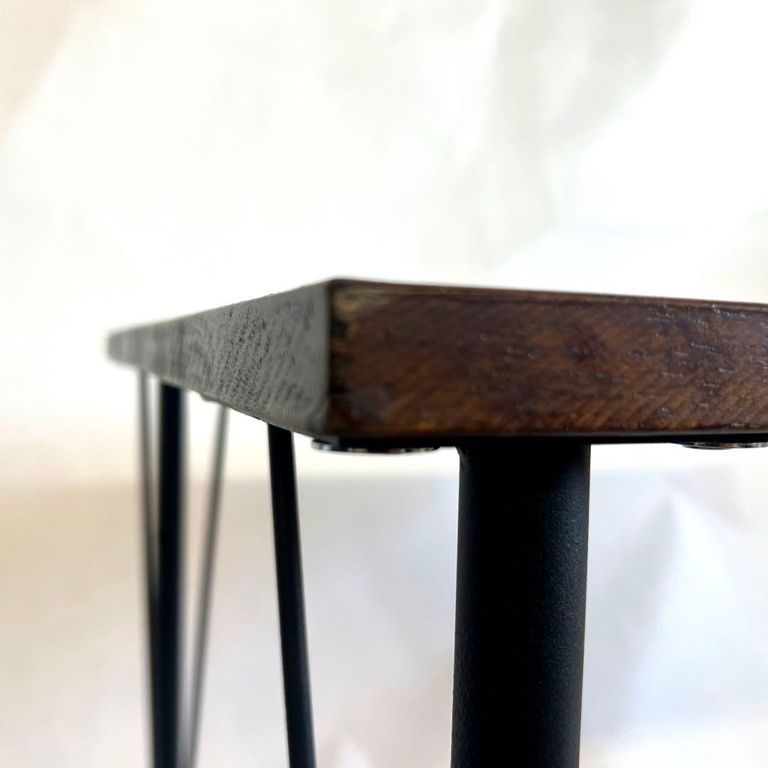 小ぶりな木の天板テーブル・作業台・85×55・高さ71.5cm