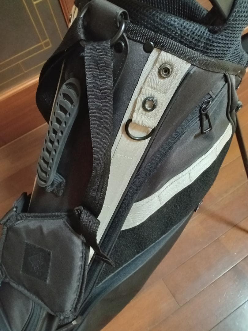 【値下げ】美品★adidas★アディダス★スタンド式バッグ★8.5型★黒★