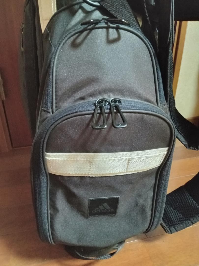 【値下げ】美品★adidas★アディダス★スタンド式バッグ★8.5型★黒★