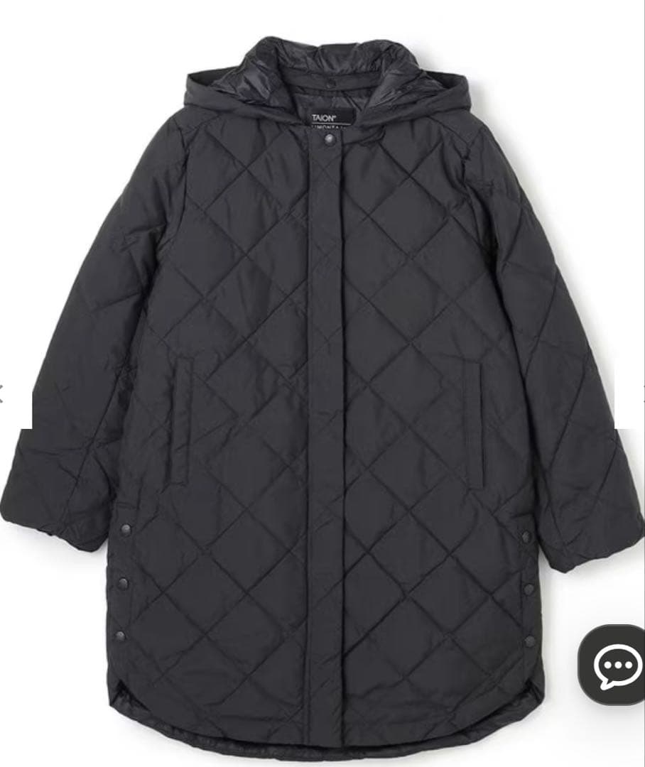 UNFIL 大きいサイズXL TAIONコラボ 2WAY キルティングダウン