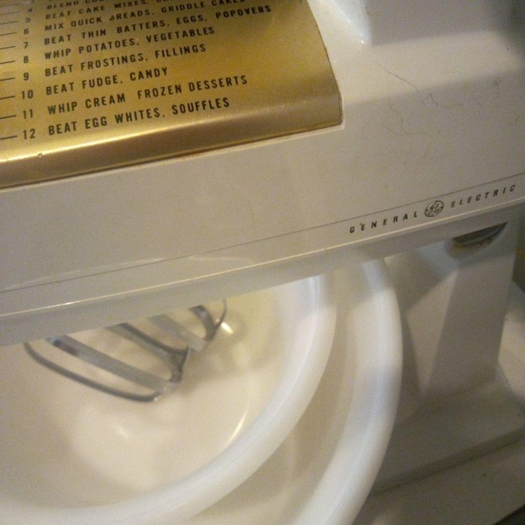 三井物産電器ミキサー　説明書付 GENERA-LELECTRICスタンドミキサー