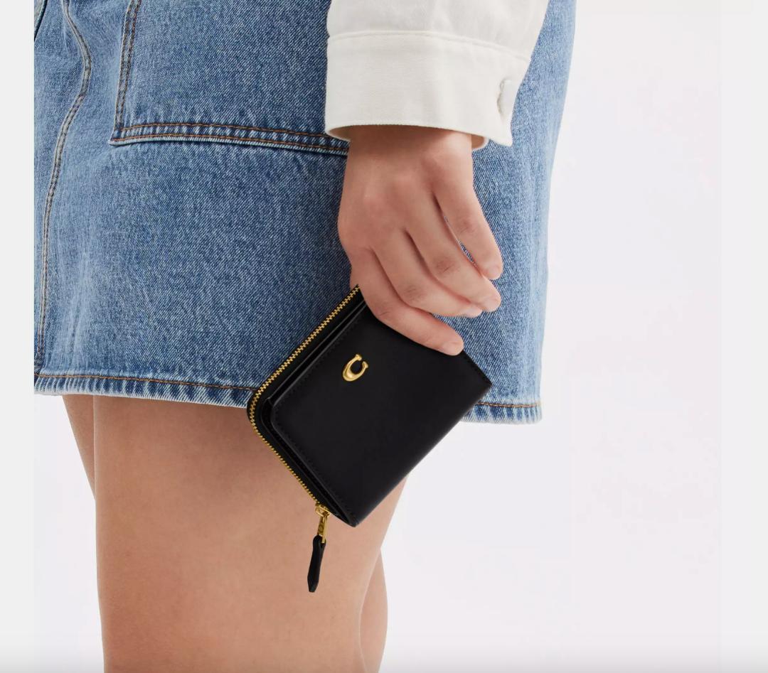 おさかなさぶろう 新品 coach ビルフォールド ウォレット ブラック