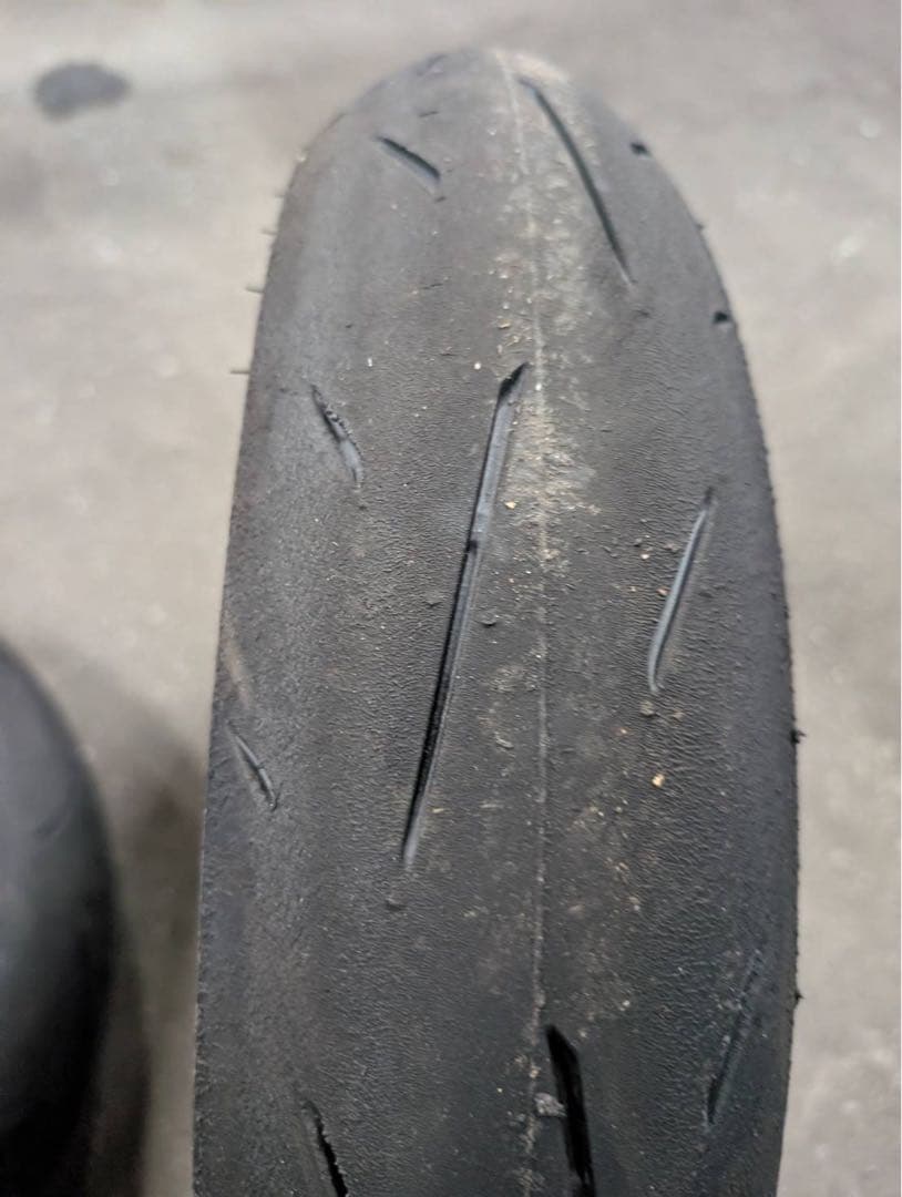 室内保管　送料込み　DUNLOP α13SP 中古　前後セット