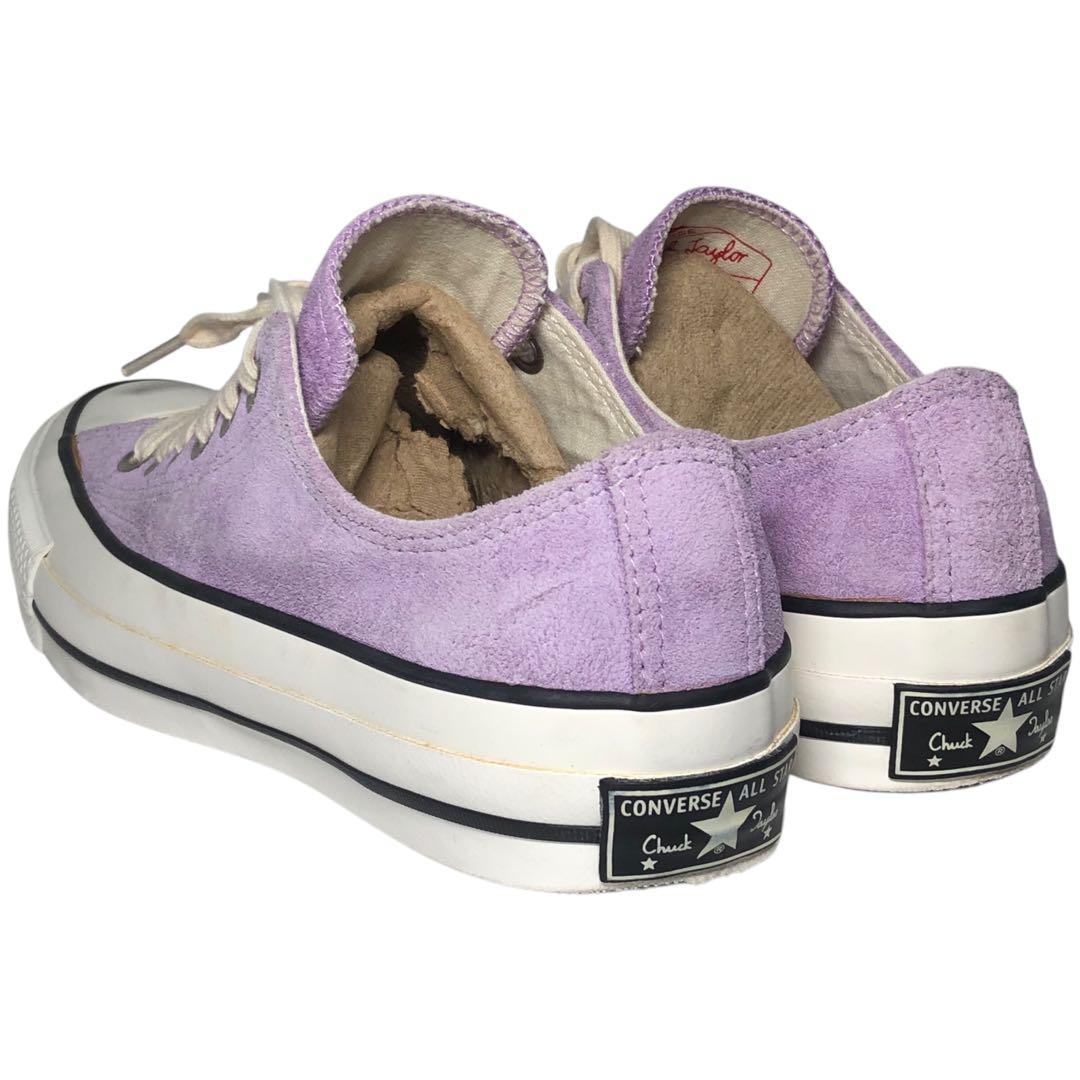 極美品 コンバース アディクト 三ツ星 復刻 チャックテイラー OX スエード